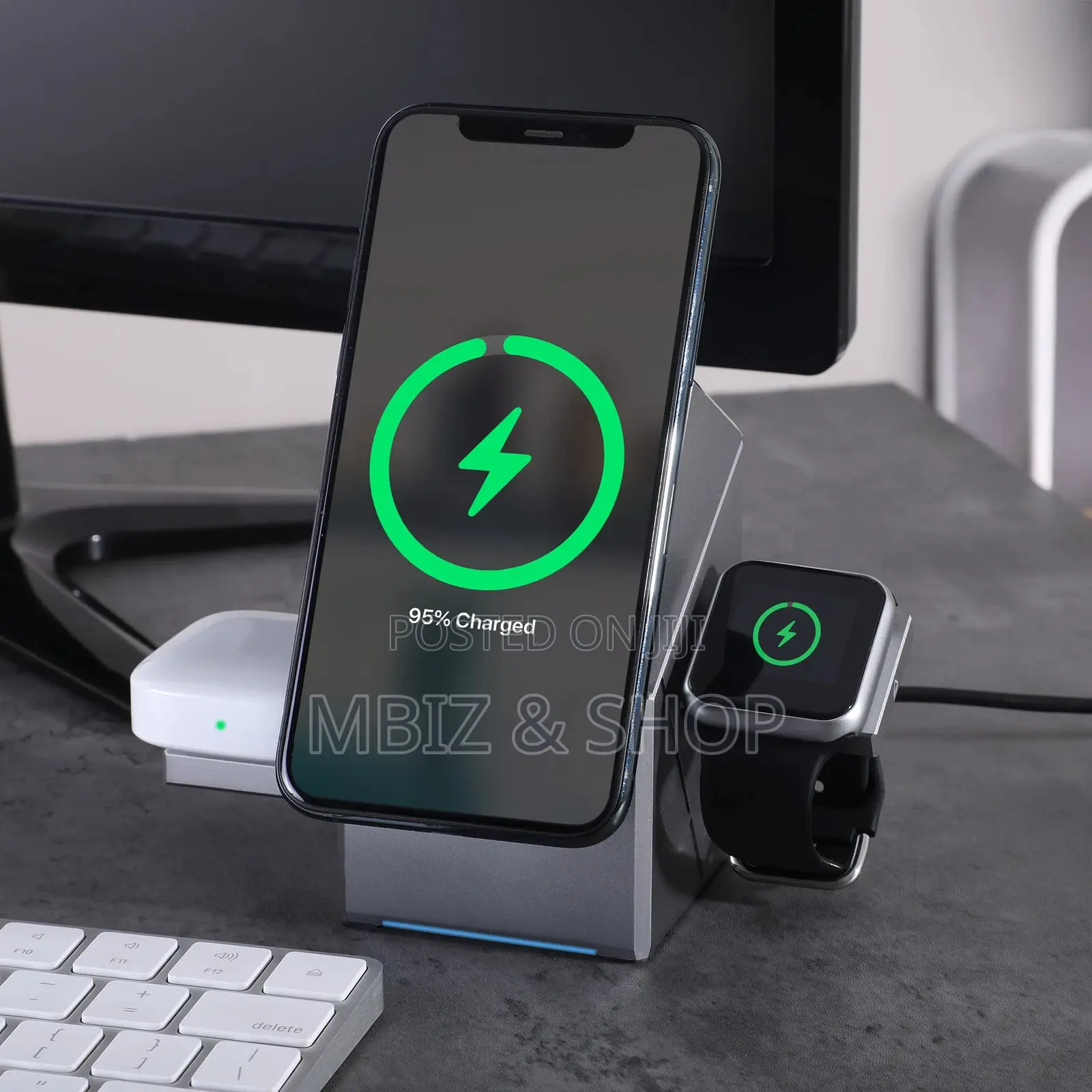 3-in-1 Rotating Wireless Charger