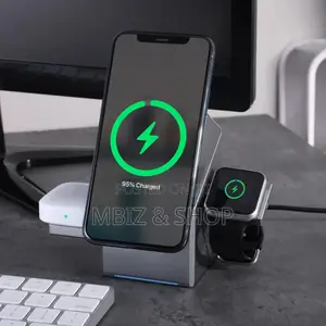 3-in-1 Rotating Wireless Charger