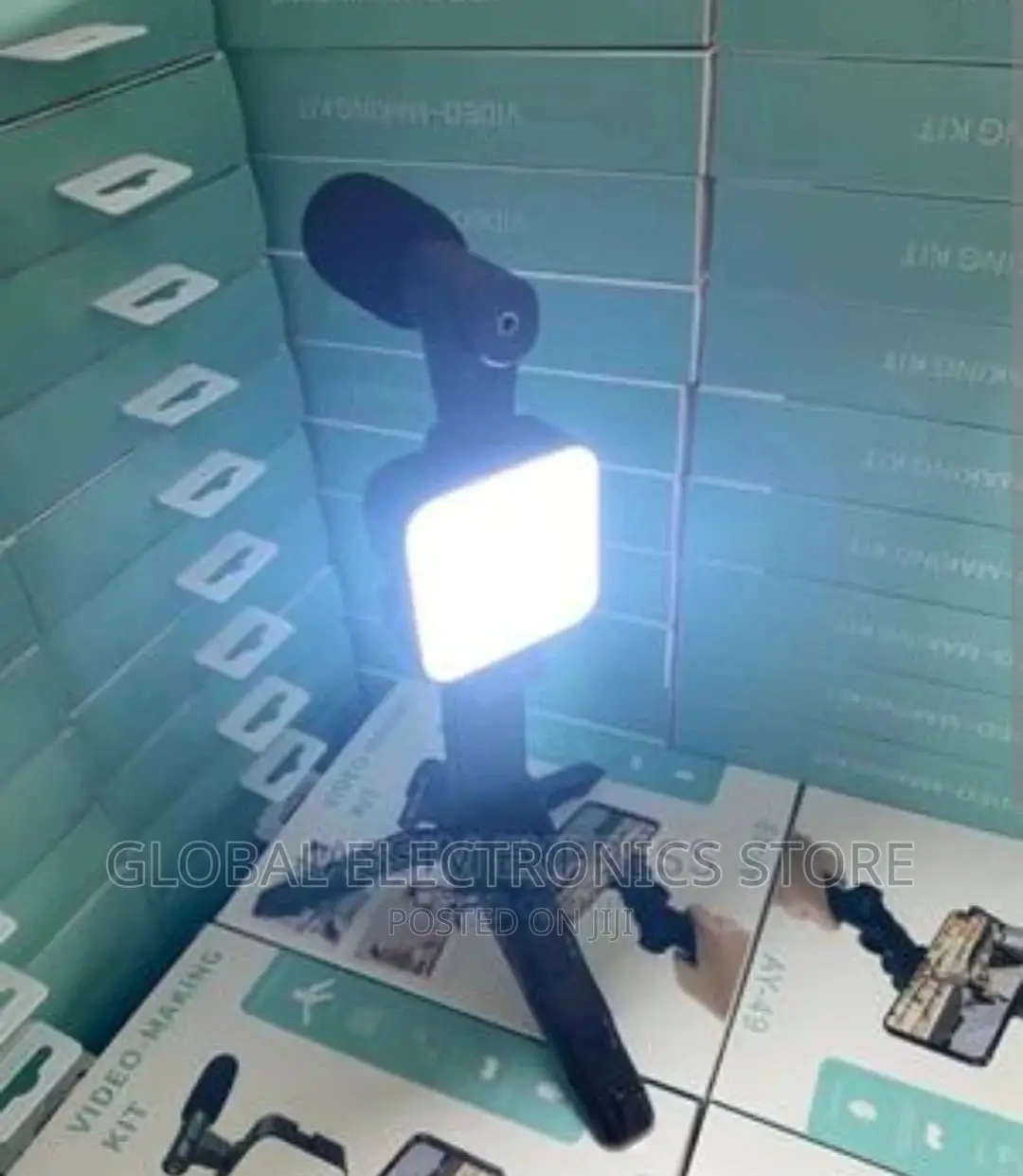 Vlogging Kit + Fill Lamp + Tripod + Mic + Remote