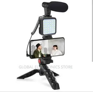 Vlogging Kit + Fill Lamp + Tripod + Mic + Remote