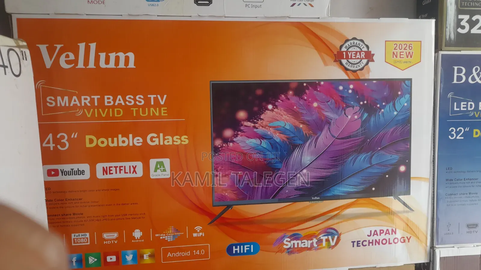 Vellum 43 Inch Smart TV