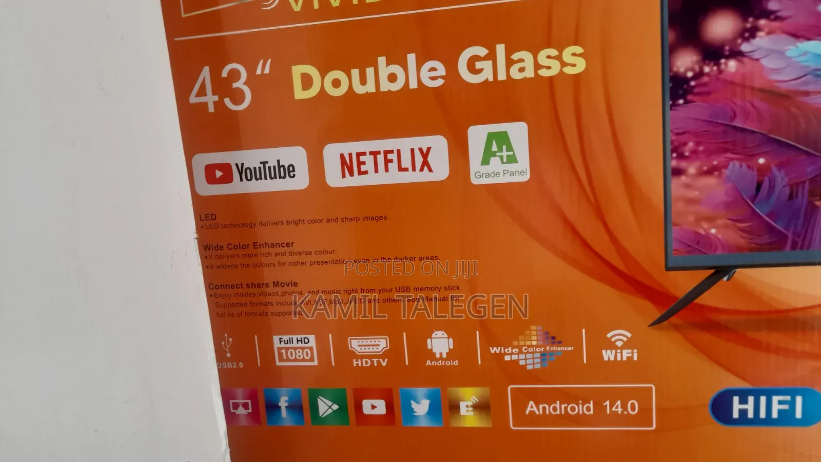 Vellum 43 Inch Smart TV
