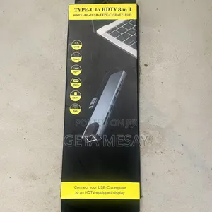 8-in-1 USB Type-C Hub Hdmi Rj45 USB Sd Tf Pd 87w
