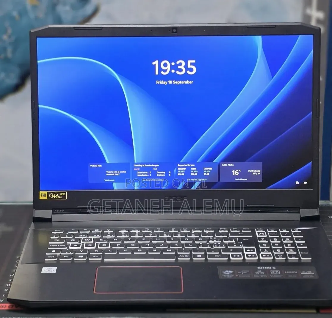 New Laptop Acer Nitro 5 16GB Intel Core i7 SSD 512GB
