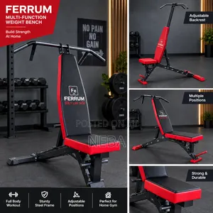 FERRUM Multi-Function Weight Bench – Home Gym