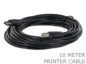 USB Printer Cable USBA to USB B, 10m, High-Speed Black