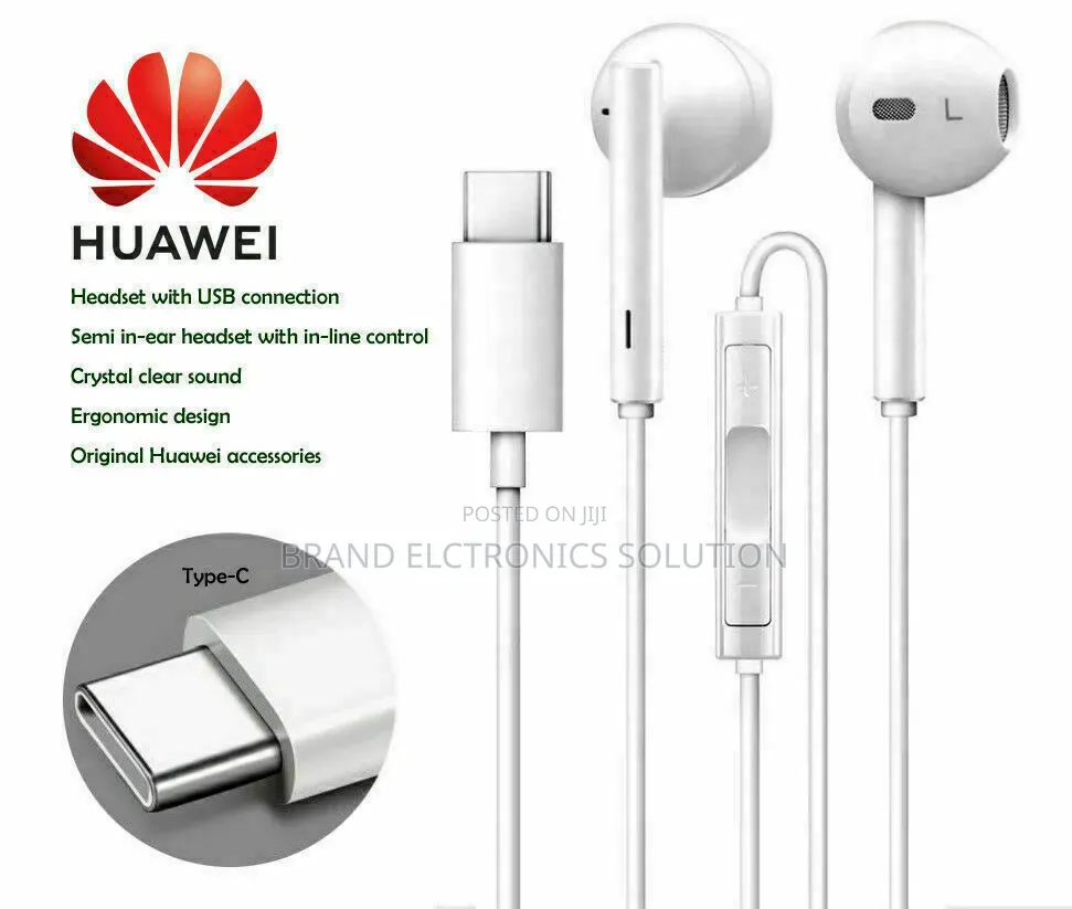 Type-C Wired Earphones Huawei