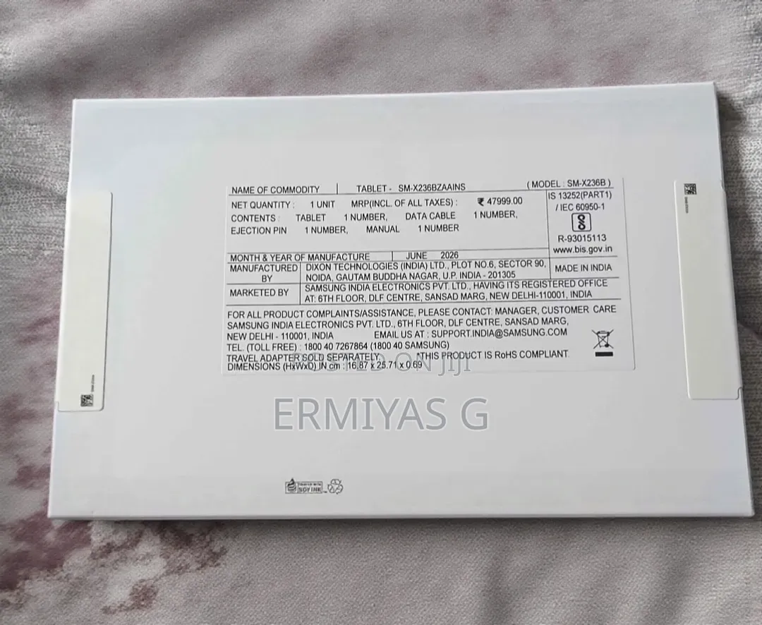 New Samsung Galaxy Tab A11 5G 128 GB Silver