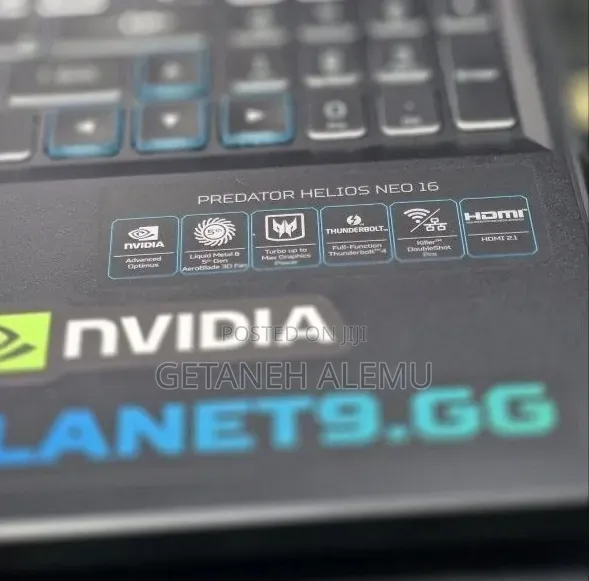 New Laptop Acer Predator Helios Neo 16 16GB Intel Core i7 SSD 512GB