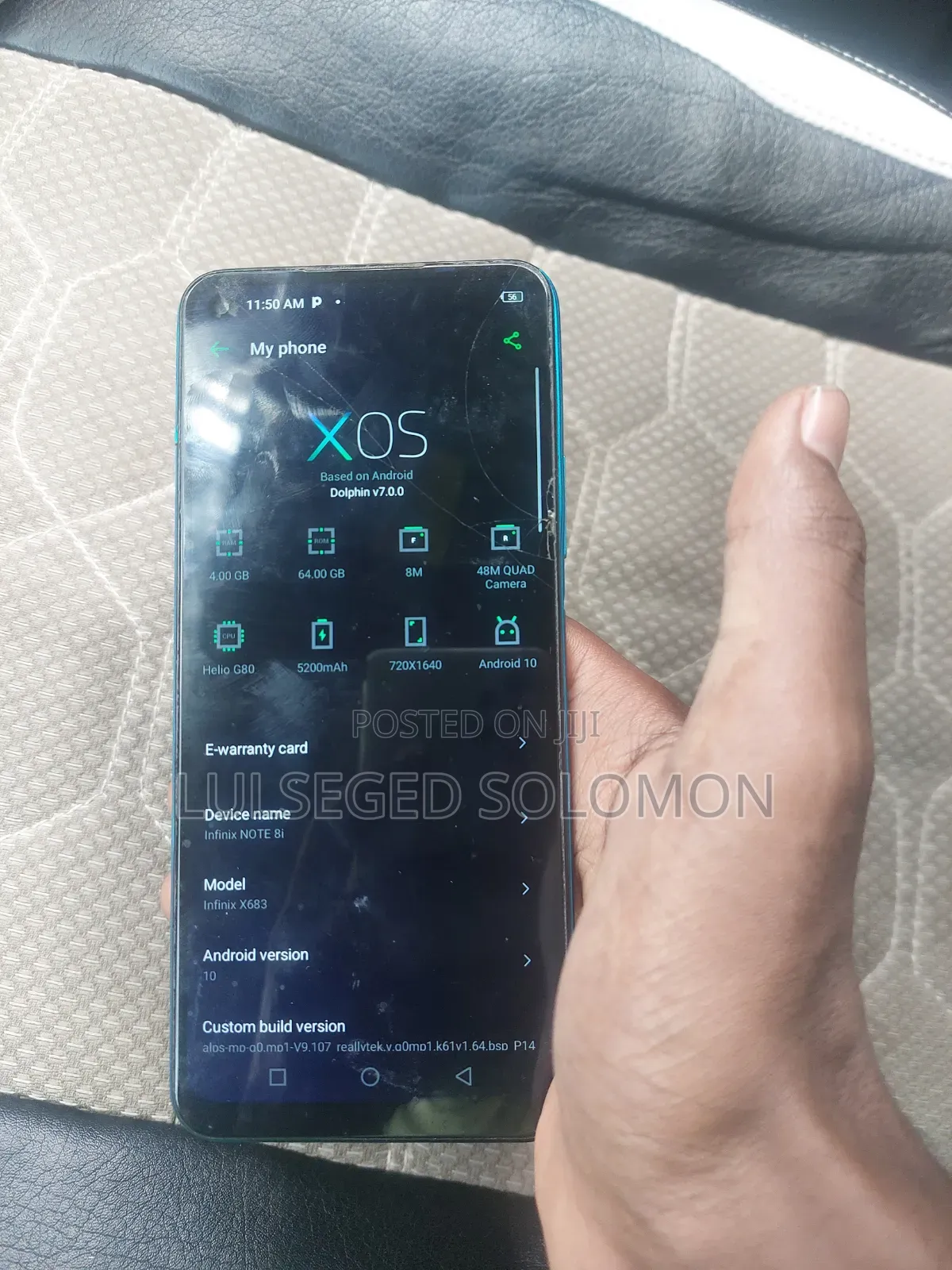 Infinix Note 8i (x683) 128 GB Purple