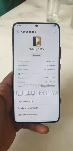 Samsung Galaxy S22+ 5G 256 GB Black