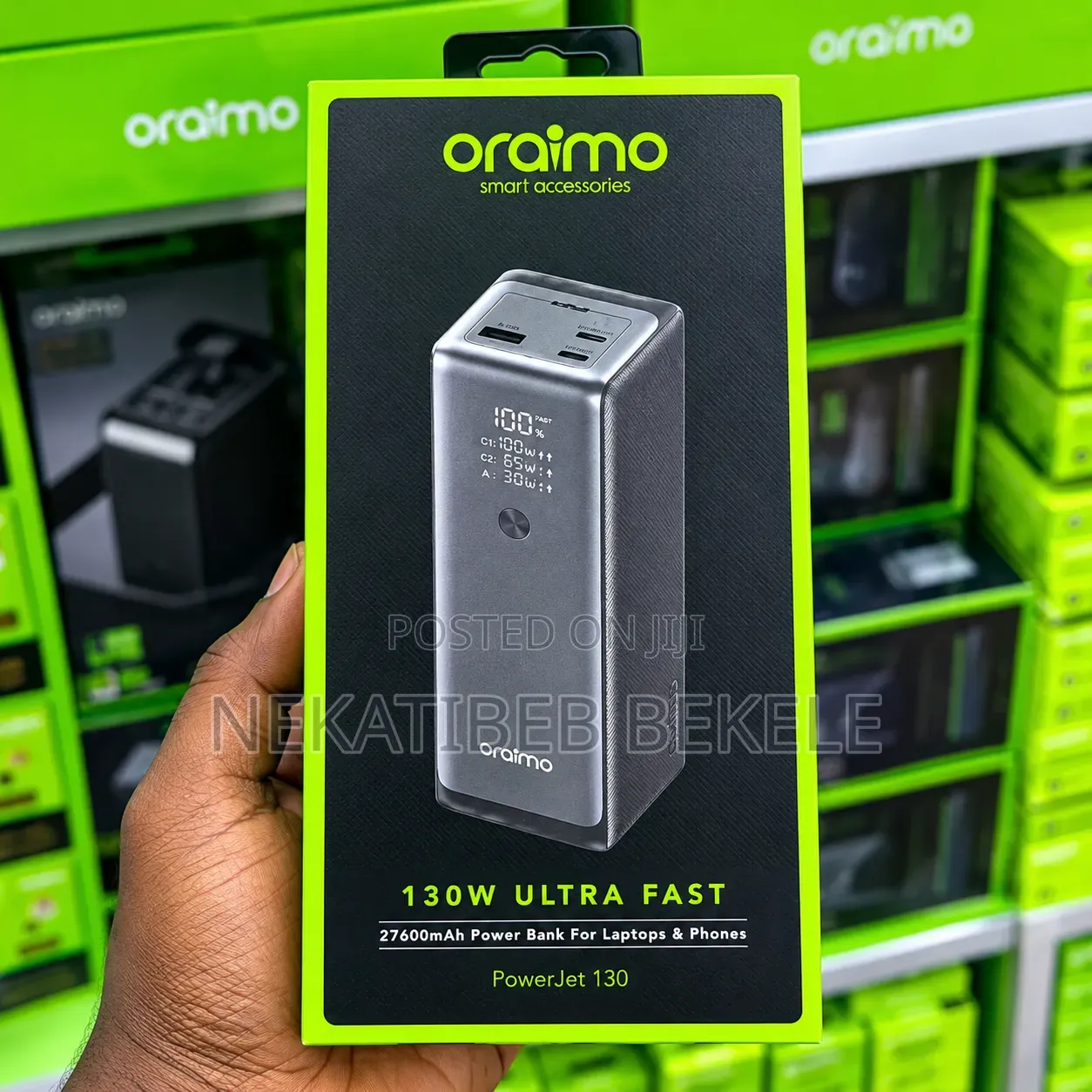 Oraimo PowerJet 130W 27,600mAh Power Bank