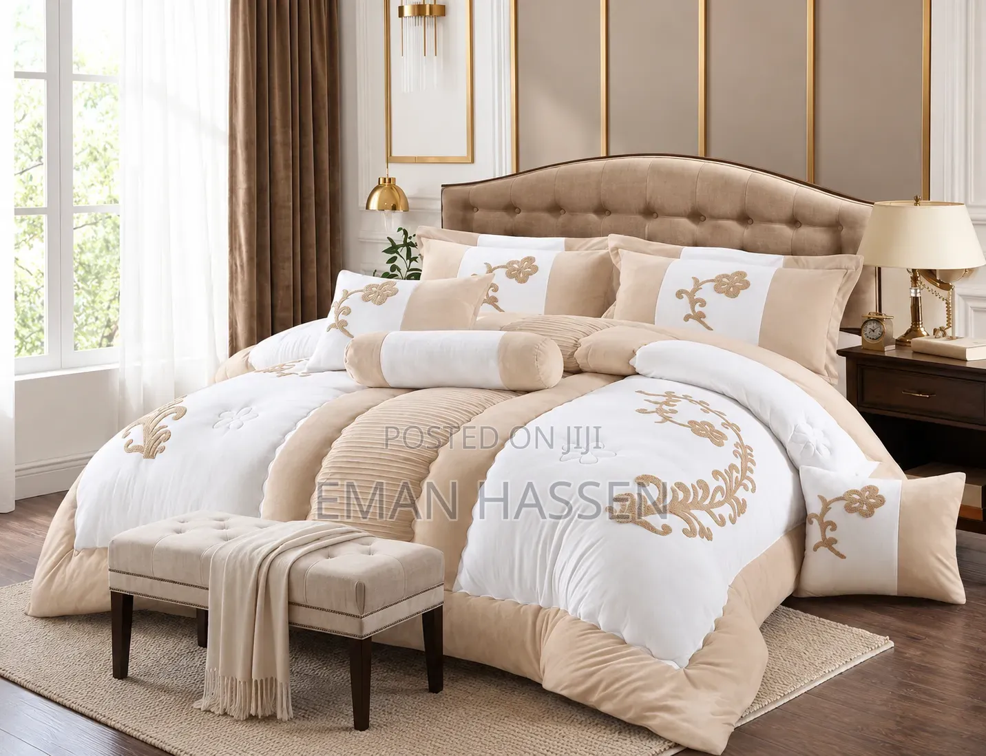 Seven (7) Piece Comforter Set