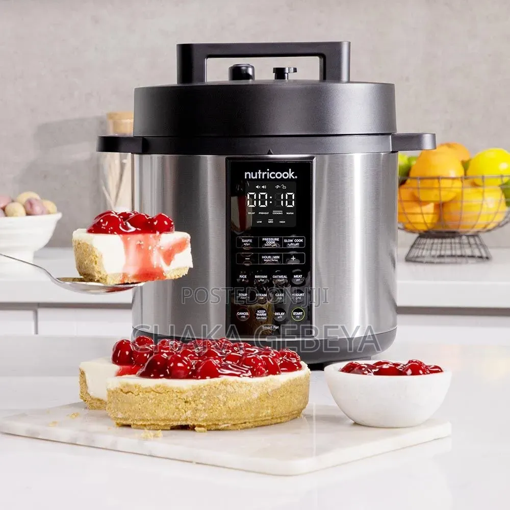 Nutricook 6L Electric Pressure Cooker - 9+ Functions, 1000W