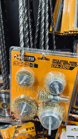 5pcs Steel Wire Brush Wheel With Road