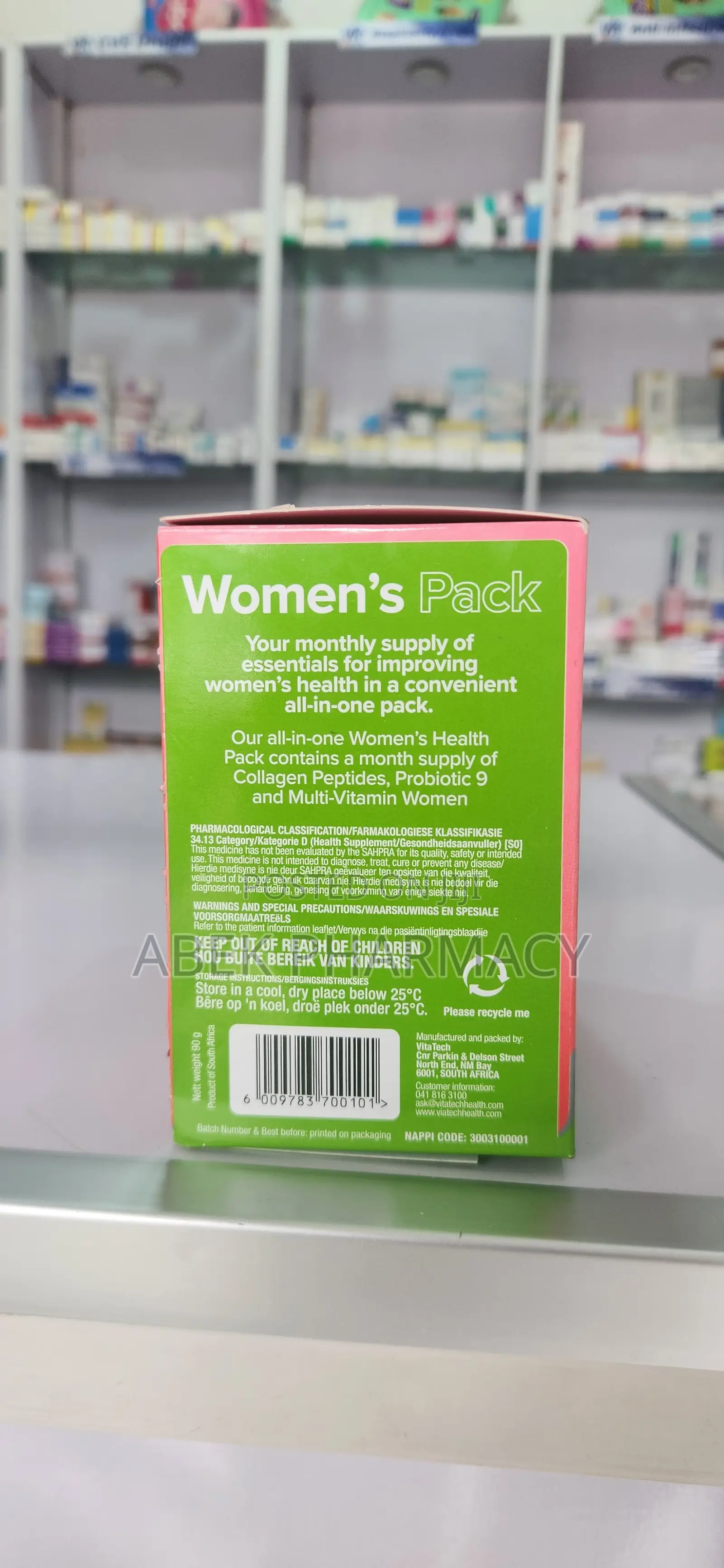 Woman's Pack (Multivitamin, Probiotic Collagen Peptides)