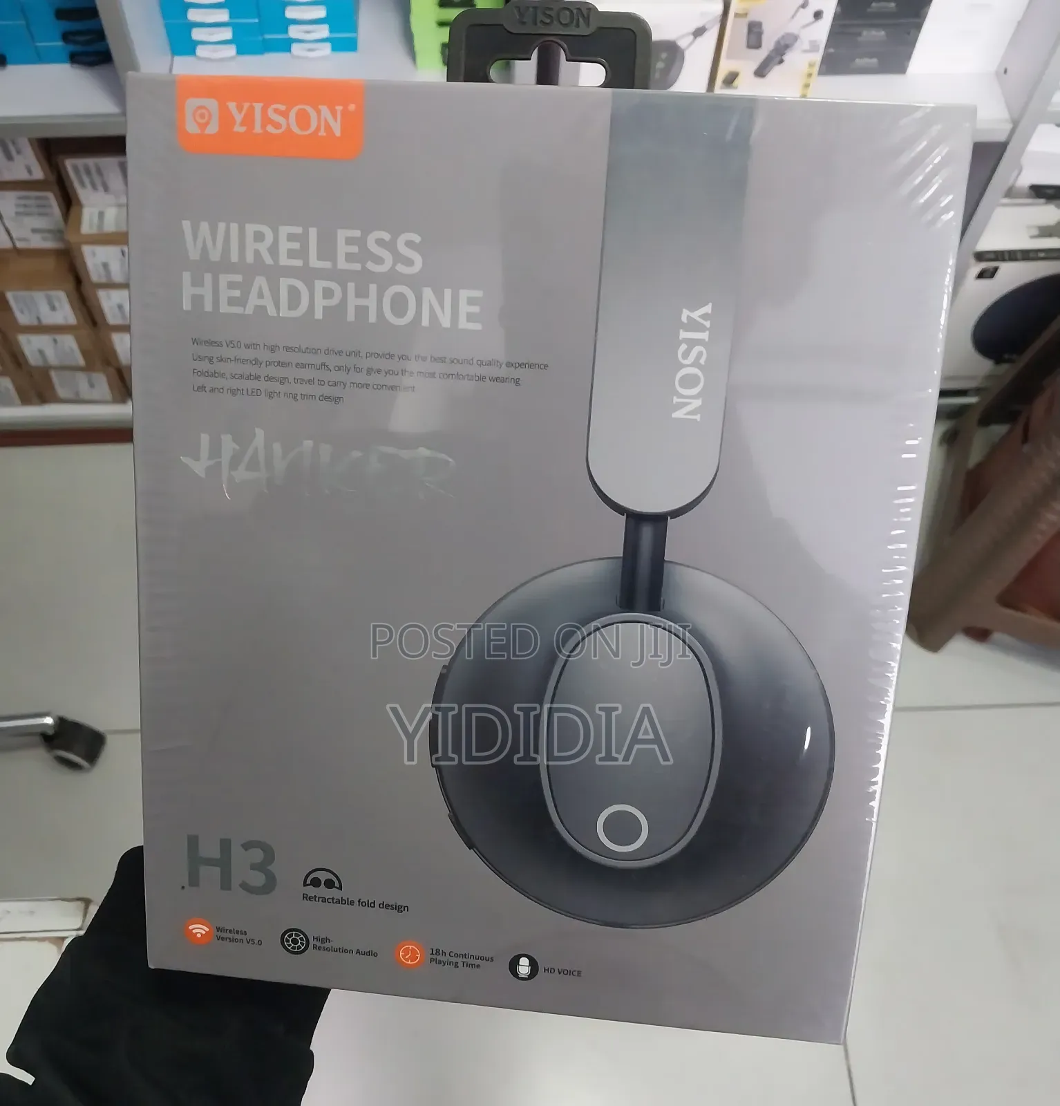 YISON H3 Wireless Headphones – Hi-Res Audio