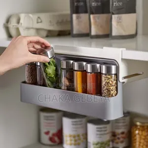 የቅመማ ቅመም ማስቀመጫ - 6 Compartments, Shatterproof, Easy Access