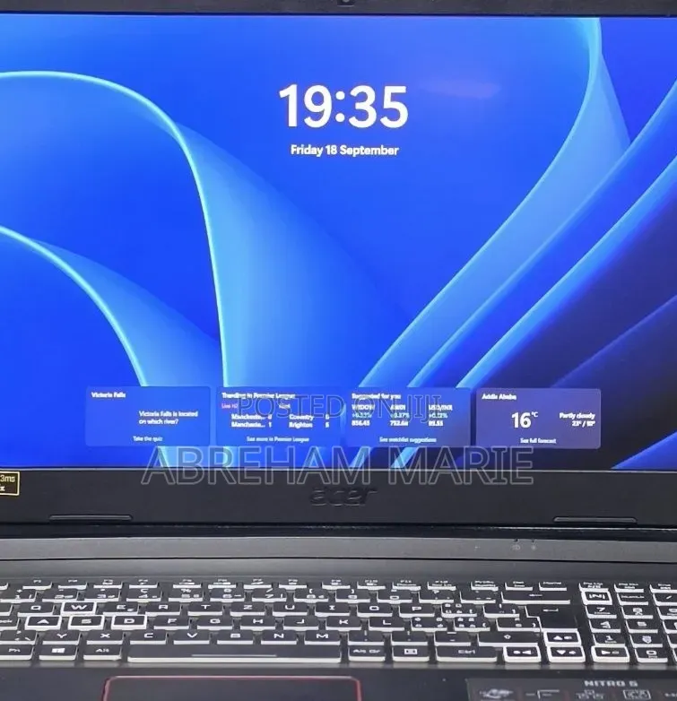 New Laptop Acer Nitro 5 16GB Intel Core i7 SSD 512GB