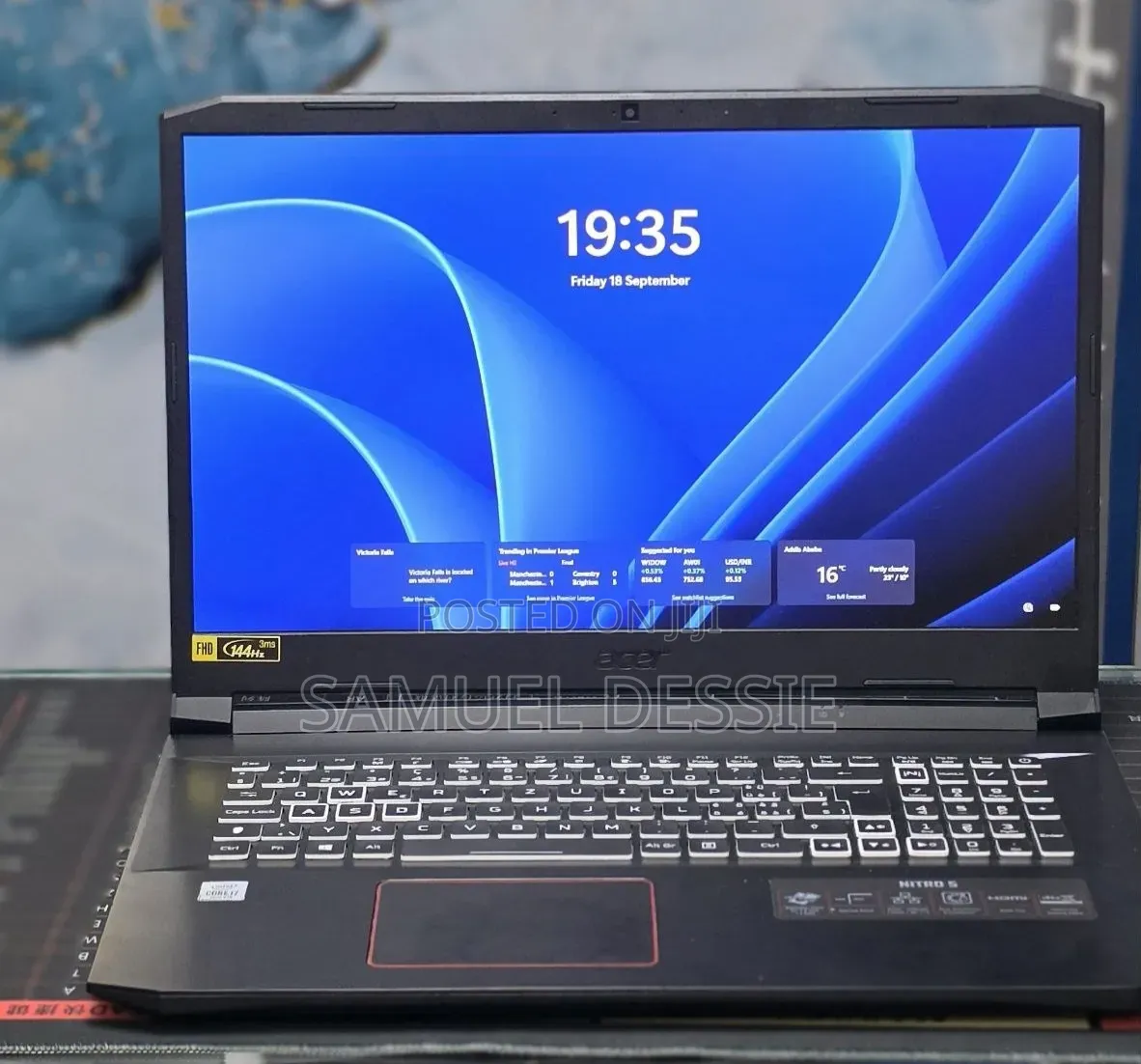 New Laptop Acer Nitro 5 16GB Intel Core i7 SSD 512GB
