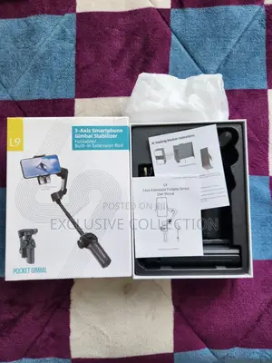L9 3-Axis Smartgimbal Stabilizer Foldable With Built-in Extension Rod