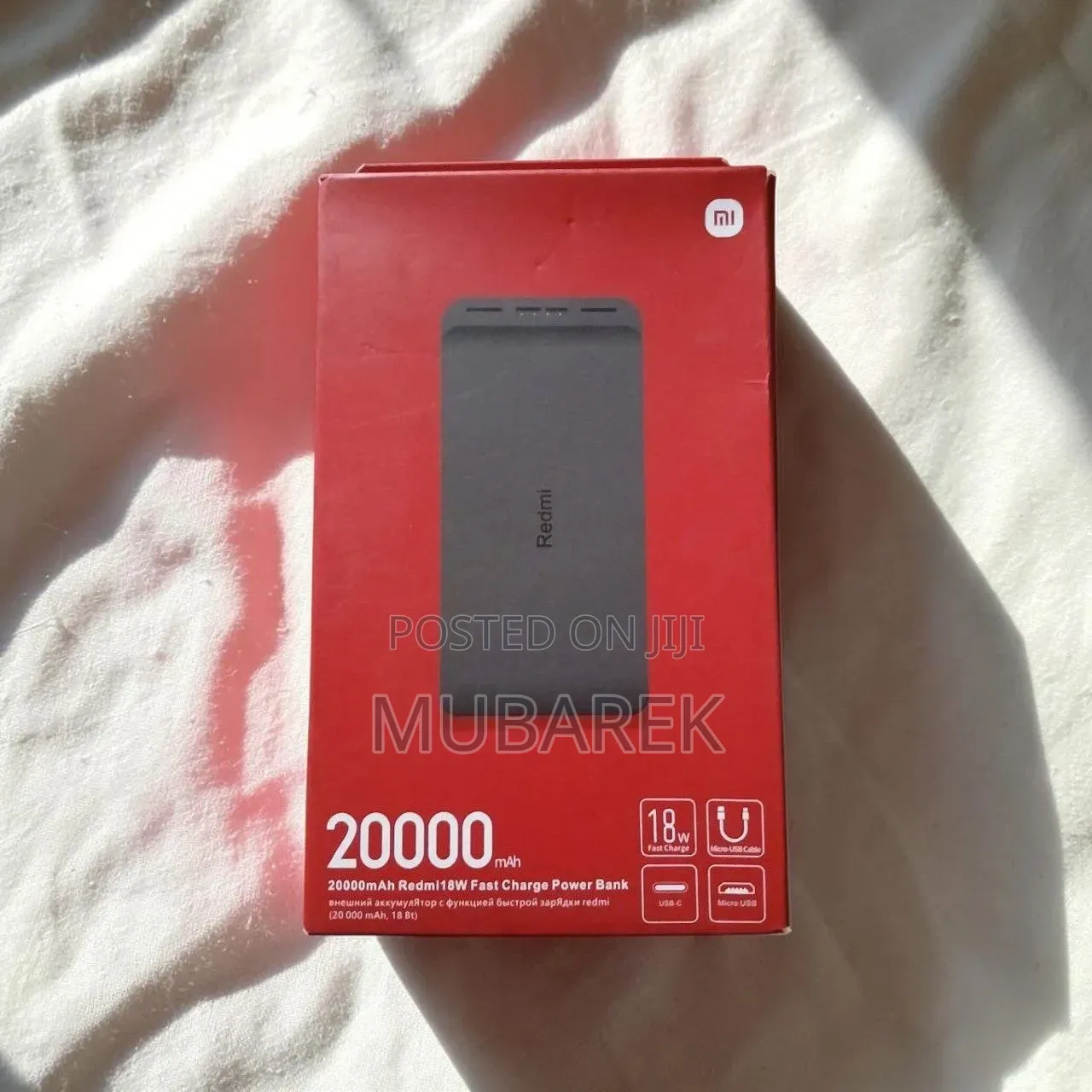 Fast Charge Redmi Power Bank – Batari Awood Badan Hano