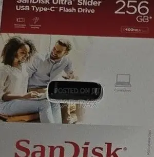 SanDisk Ultra Slider USB Type-C Flash Drive, 256GB