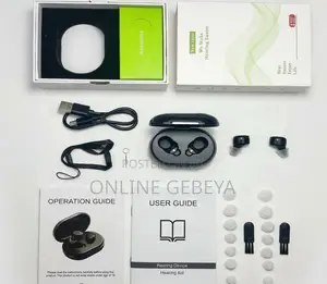 Black Mini Hearing Aid