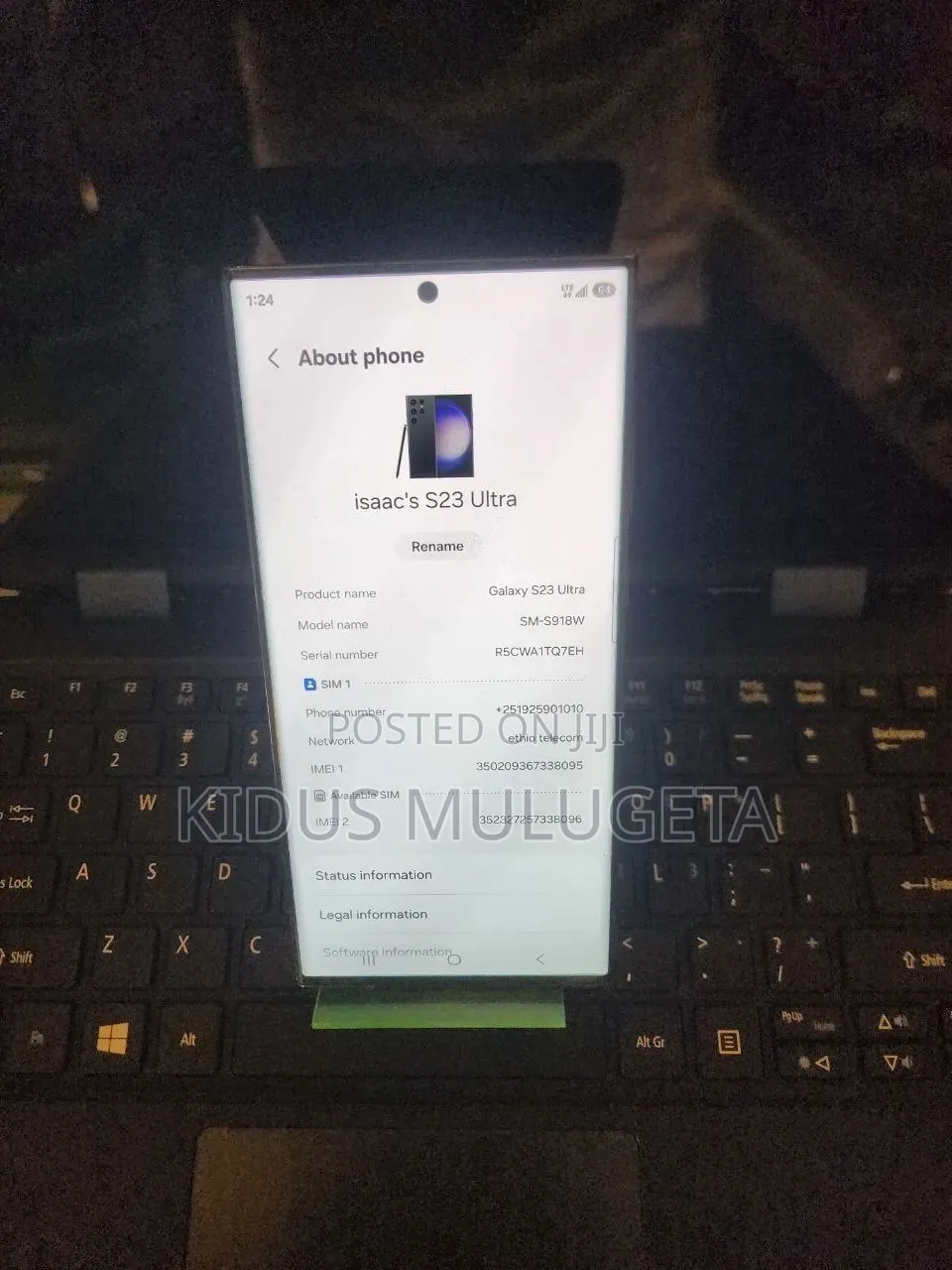 Samsung Galaxy S23 Ultra 256 GB Gray