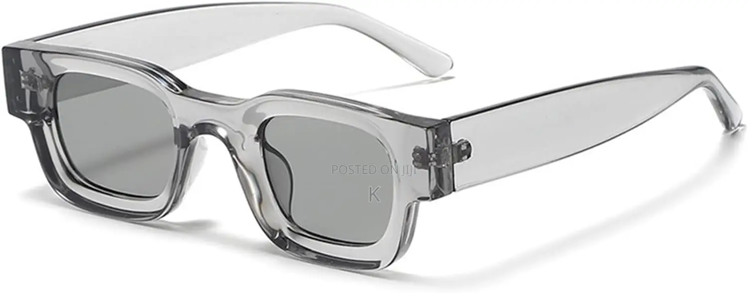 Translucent Grey Square Sunglasse