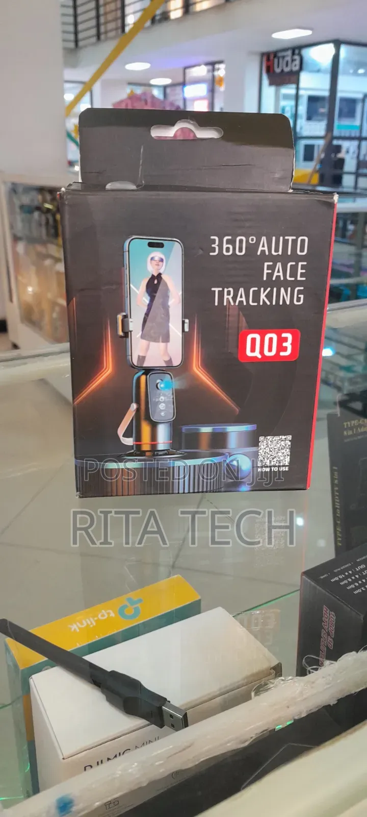 Q03 360° Auto Face-Tracking Phone Holder