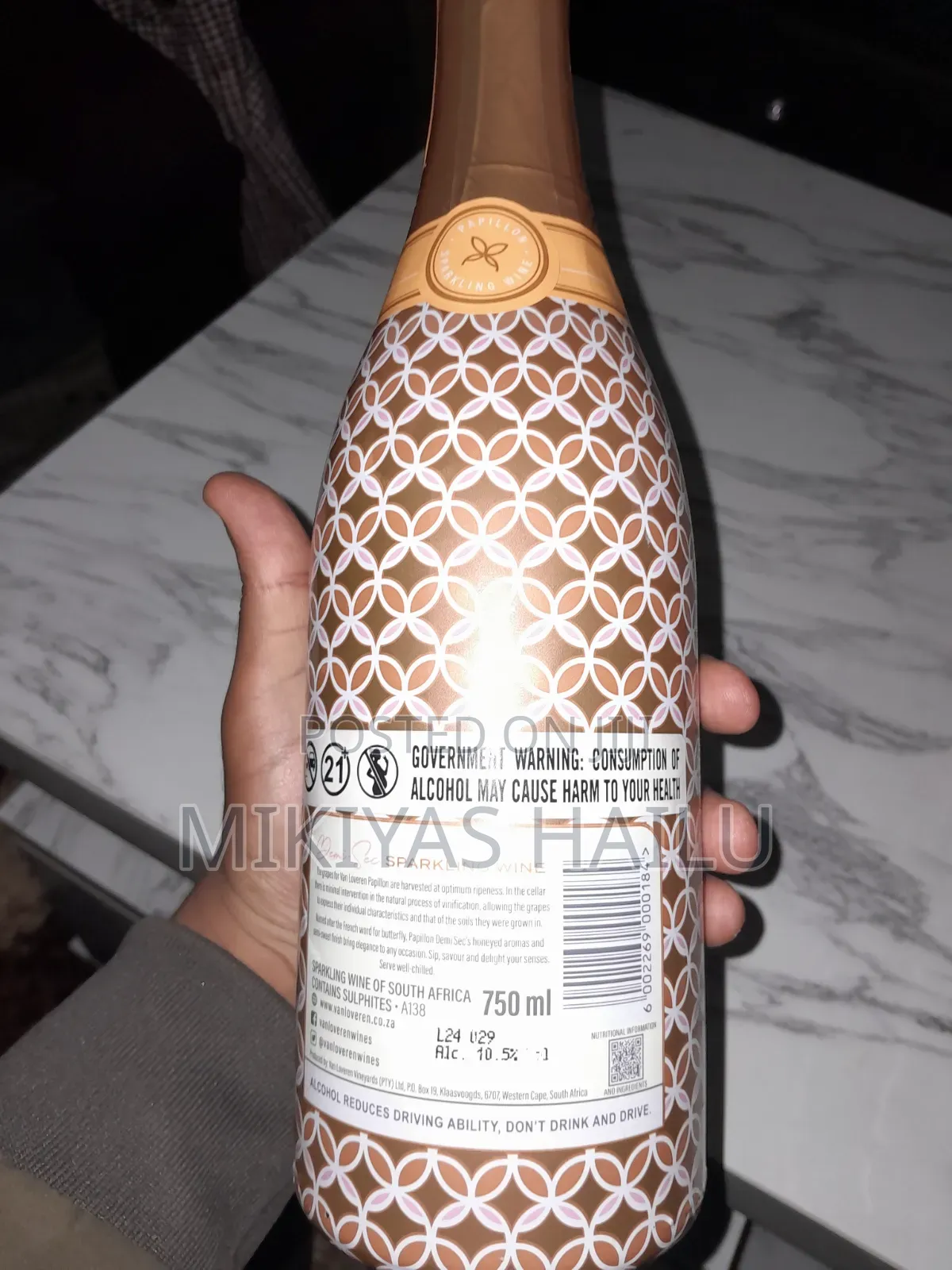 Papillon Sparkling Wine