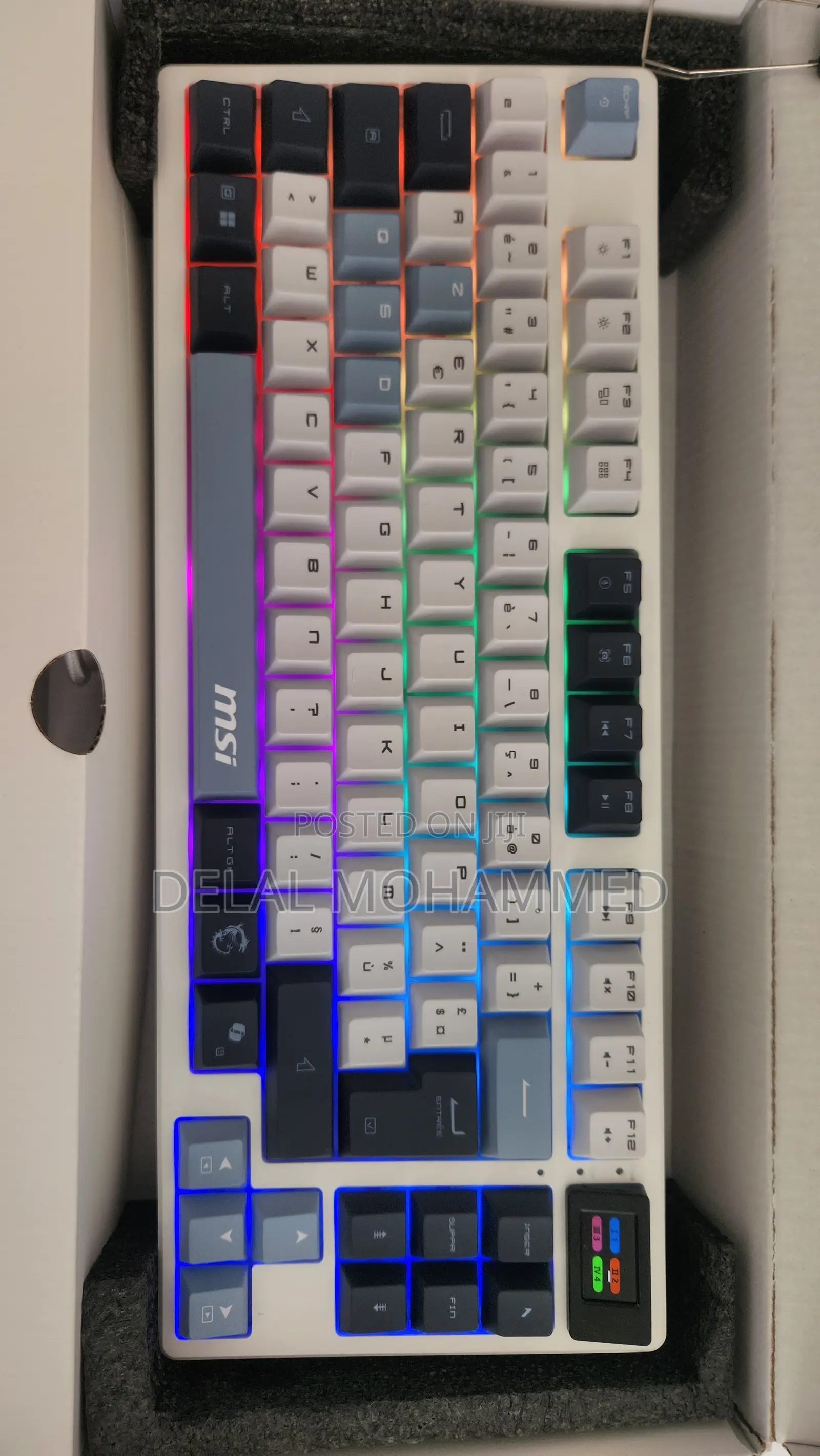 Msi Forge Gk600 TKL Wireless Keyboard