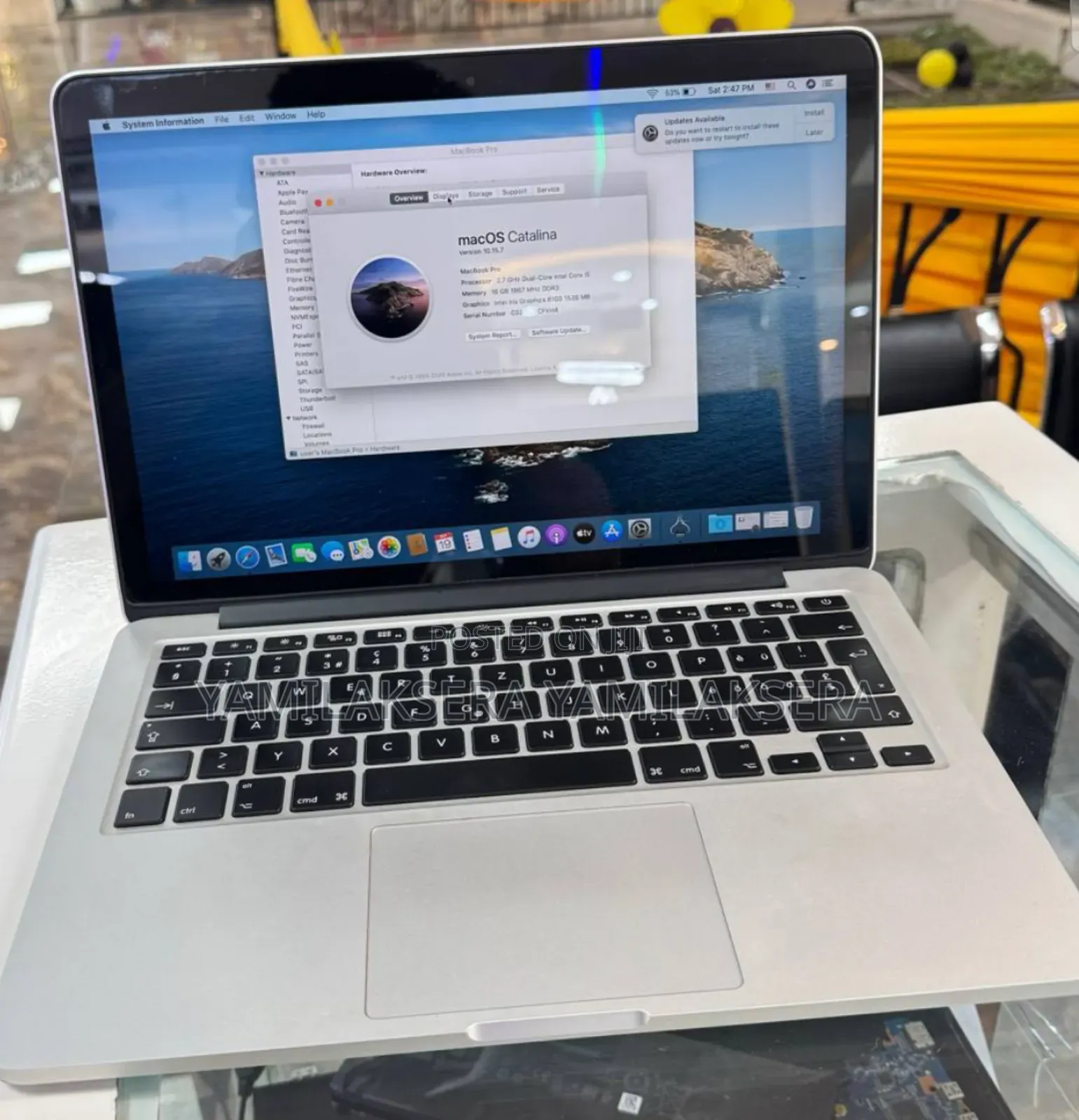 New Laptop Apple MacBook Pro 2015 16GB Intel Core i5 SSD 256GB