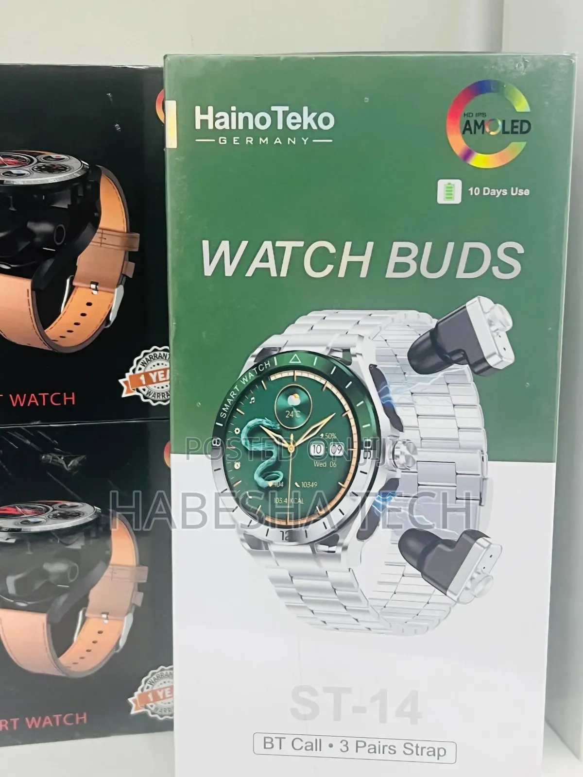 HainoTeko Watch Buds ST-14 — Smart Technology on Your Wrist
