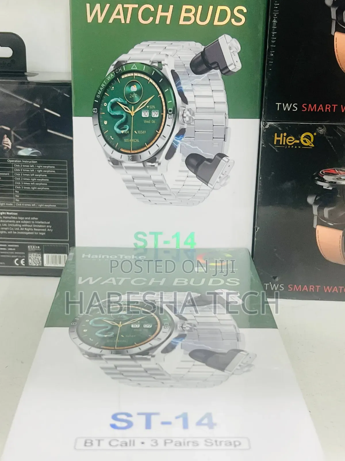 HainoTeko Watch Buds ST-14 — Style, Sound Smart Features