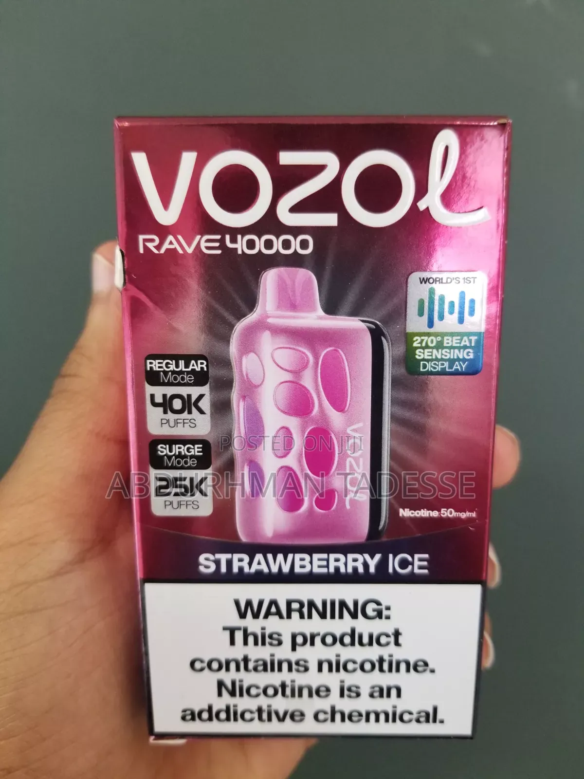Vozel Vapaaa Free Delivery 24hr