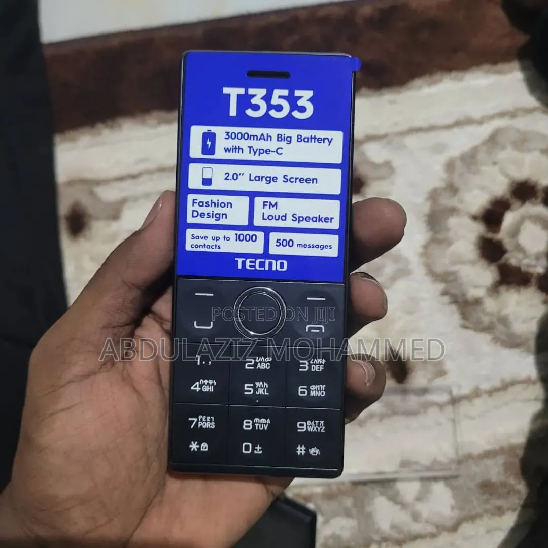 New Tecno T353 Black