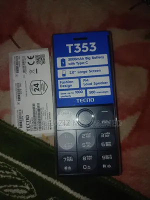 New Tecno T353 Black
