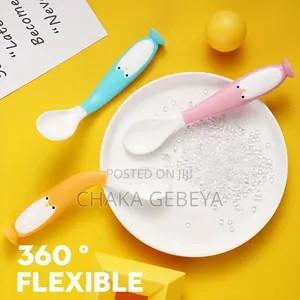 2‐Pack Silicone Baby Spoon – Soft Safe – Free Delivery