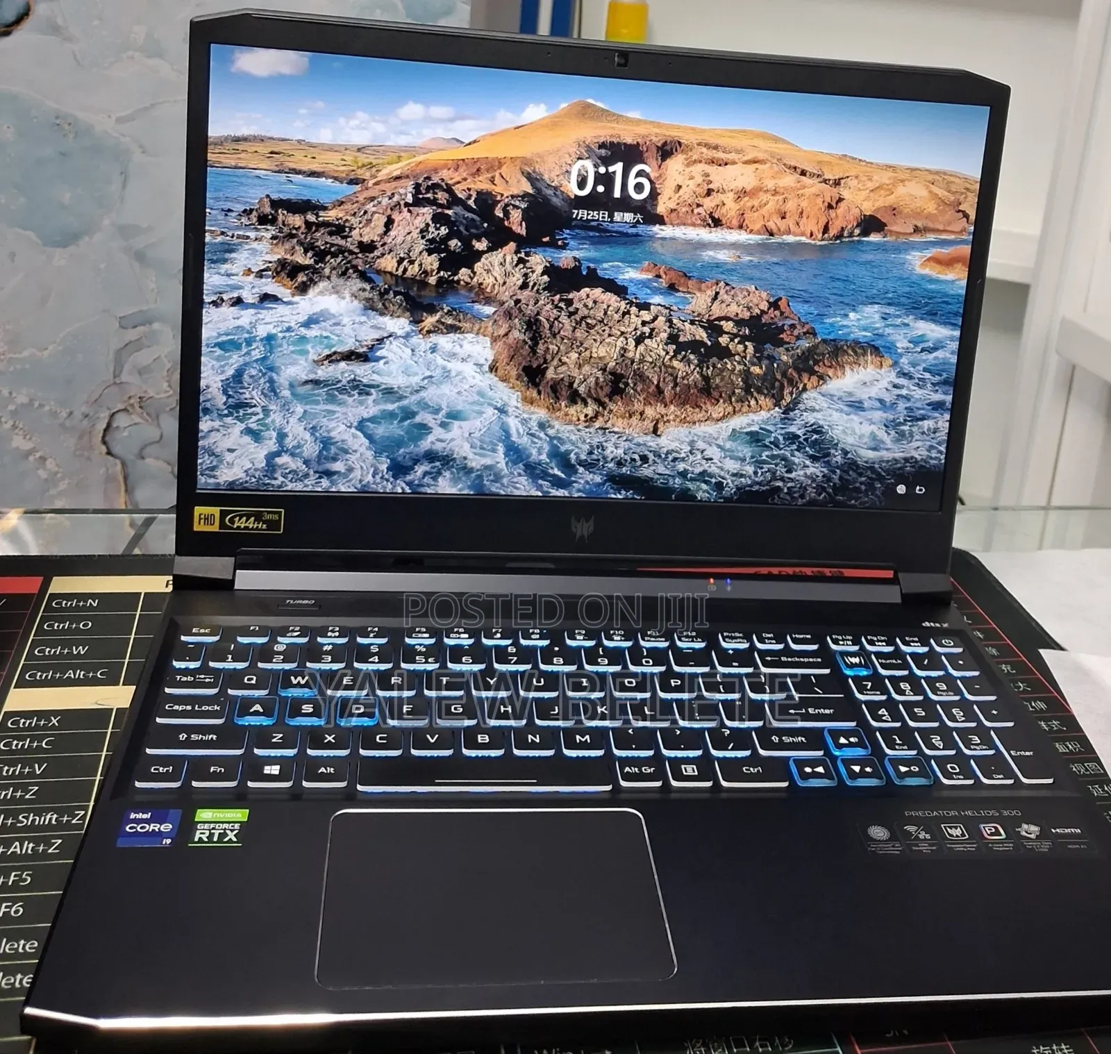 New Laptop Acer Predator Helios Neo 16 16GB Intel Core i9 SSD 512GB