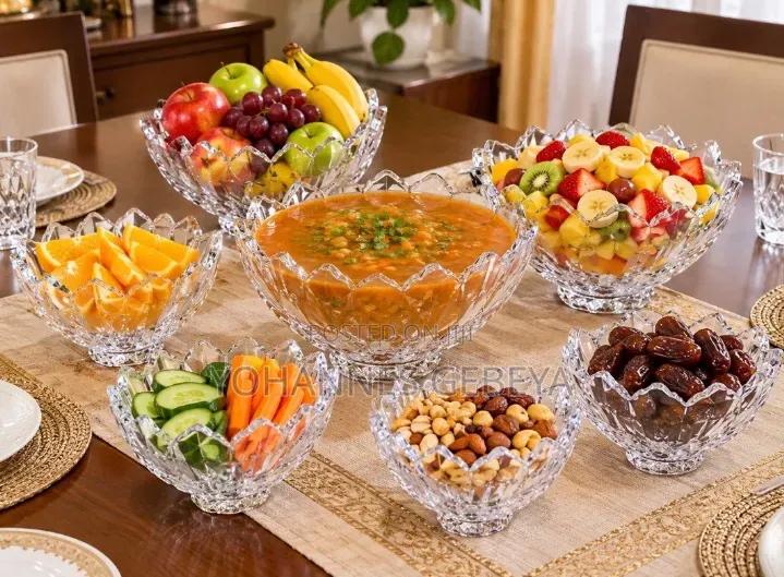 7 Piece Ice Cream Fruit Grass Cup