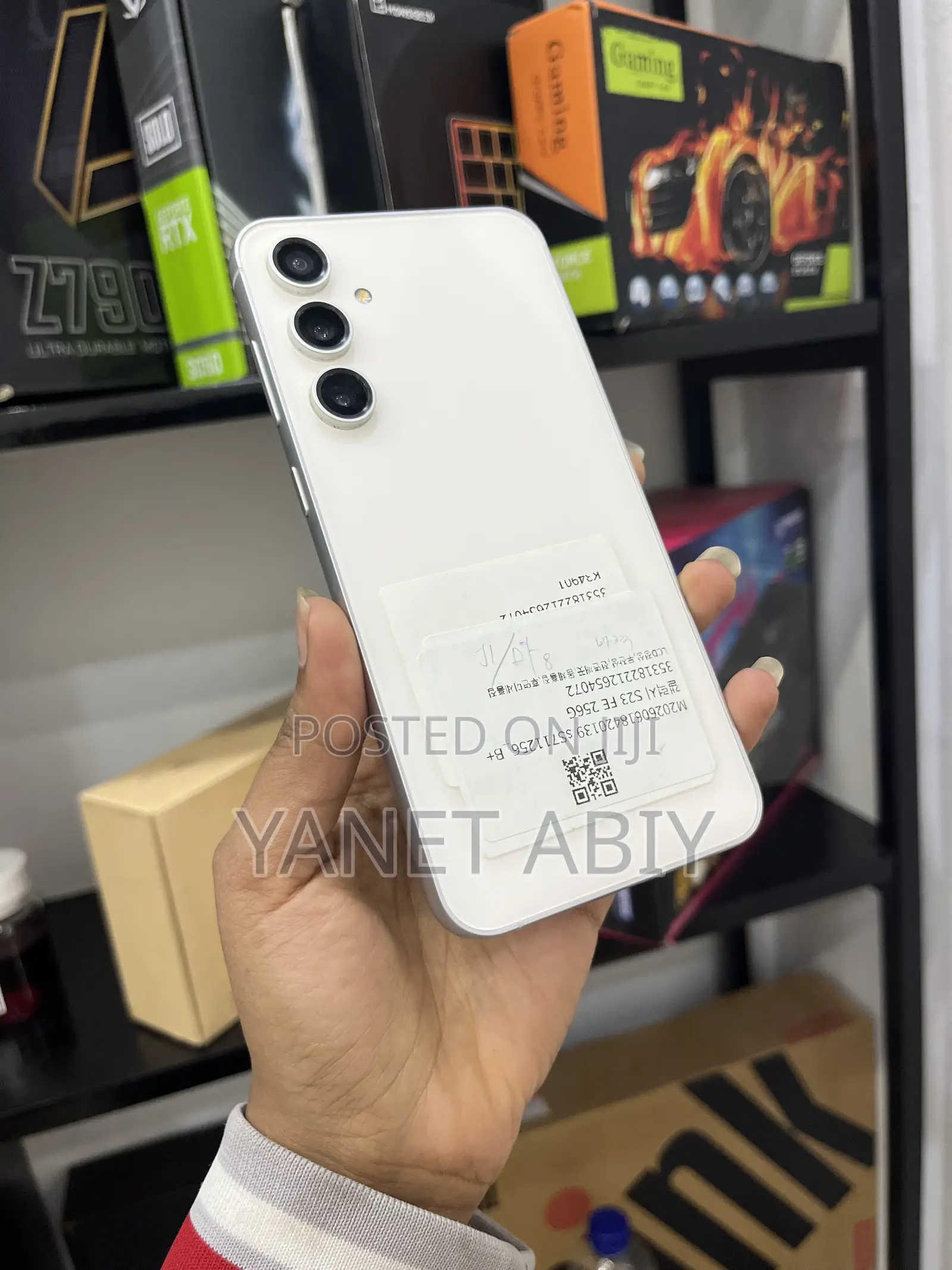 New Samsung Galaxy S23 FE 256 GB White