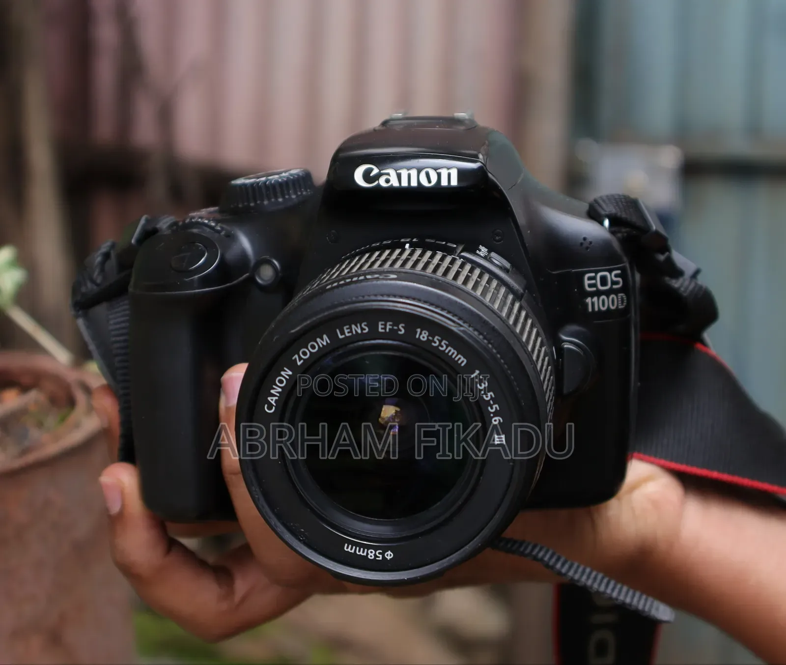 Canon Eos 1100d With 18-55mm Ef-S Lens