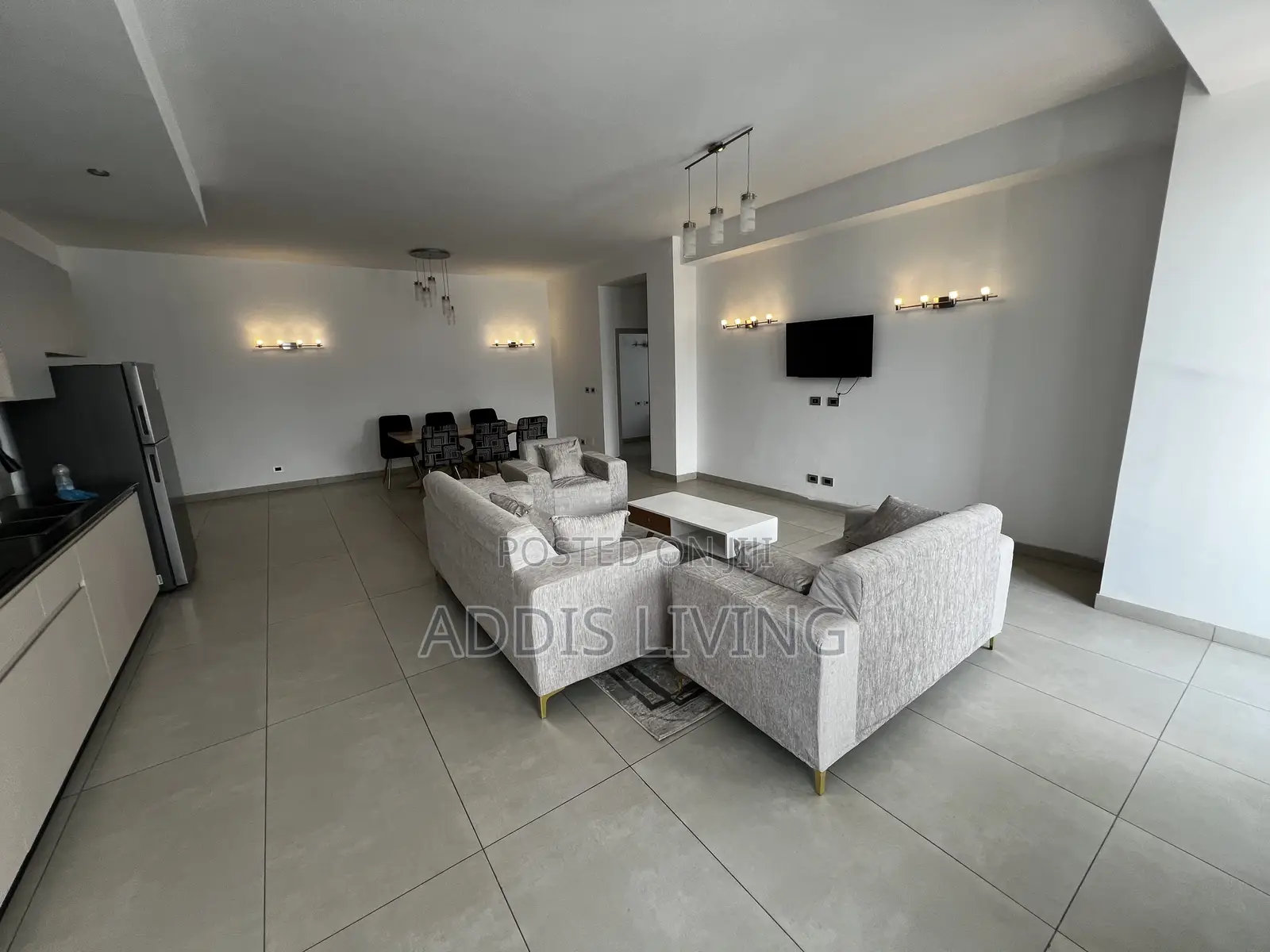 Furnished 3bdrm Apartment in Bole for rent