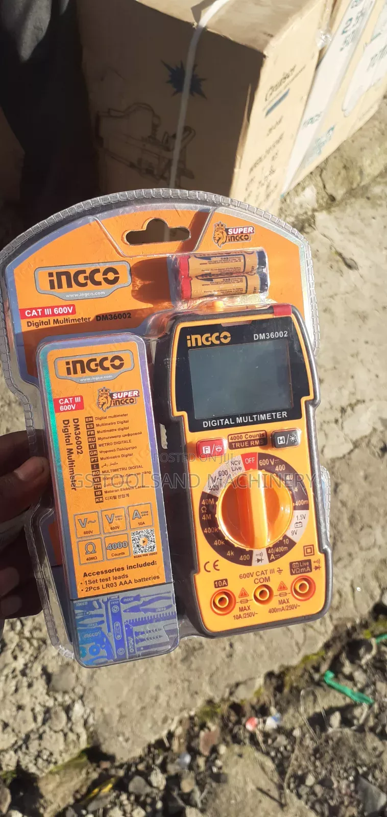 Ingico600v Digital Multimeter DM36002