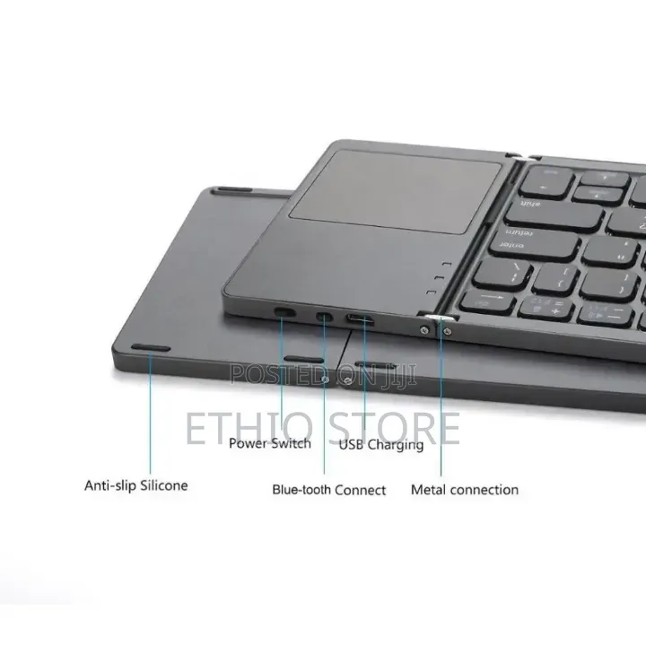 Wireless Keyboard With Touch Mouse