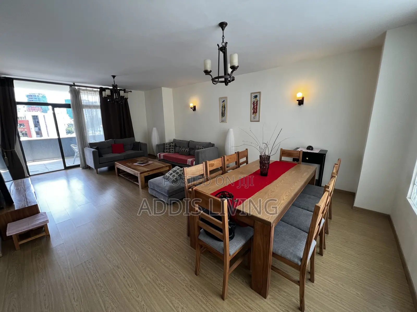 Furnished 3bdrm Apartment in Bole for rent