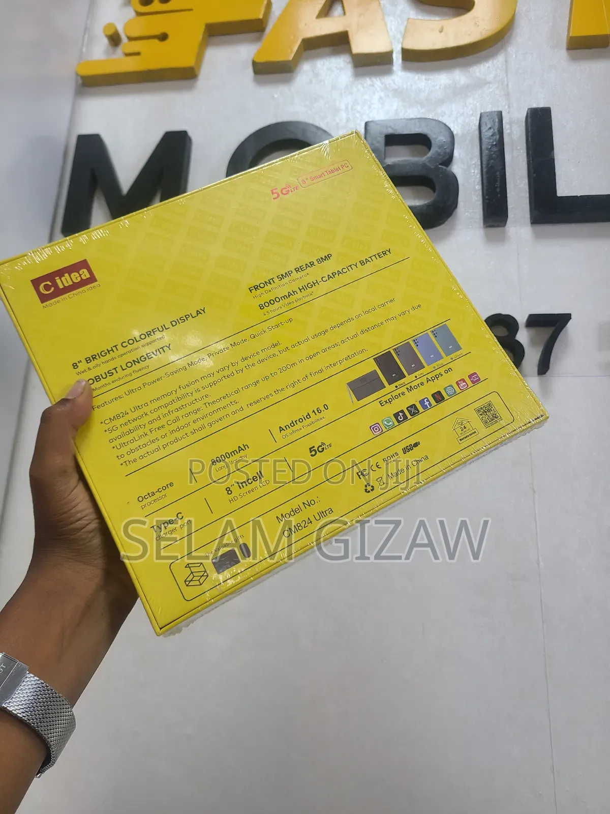 New C idea CM828 512 GB Black