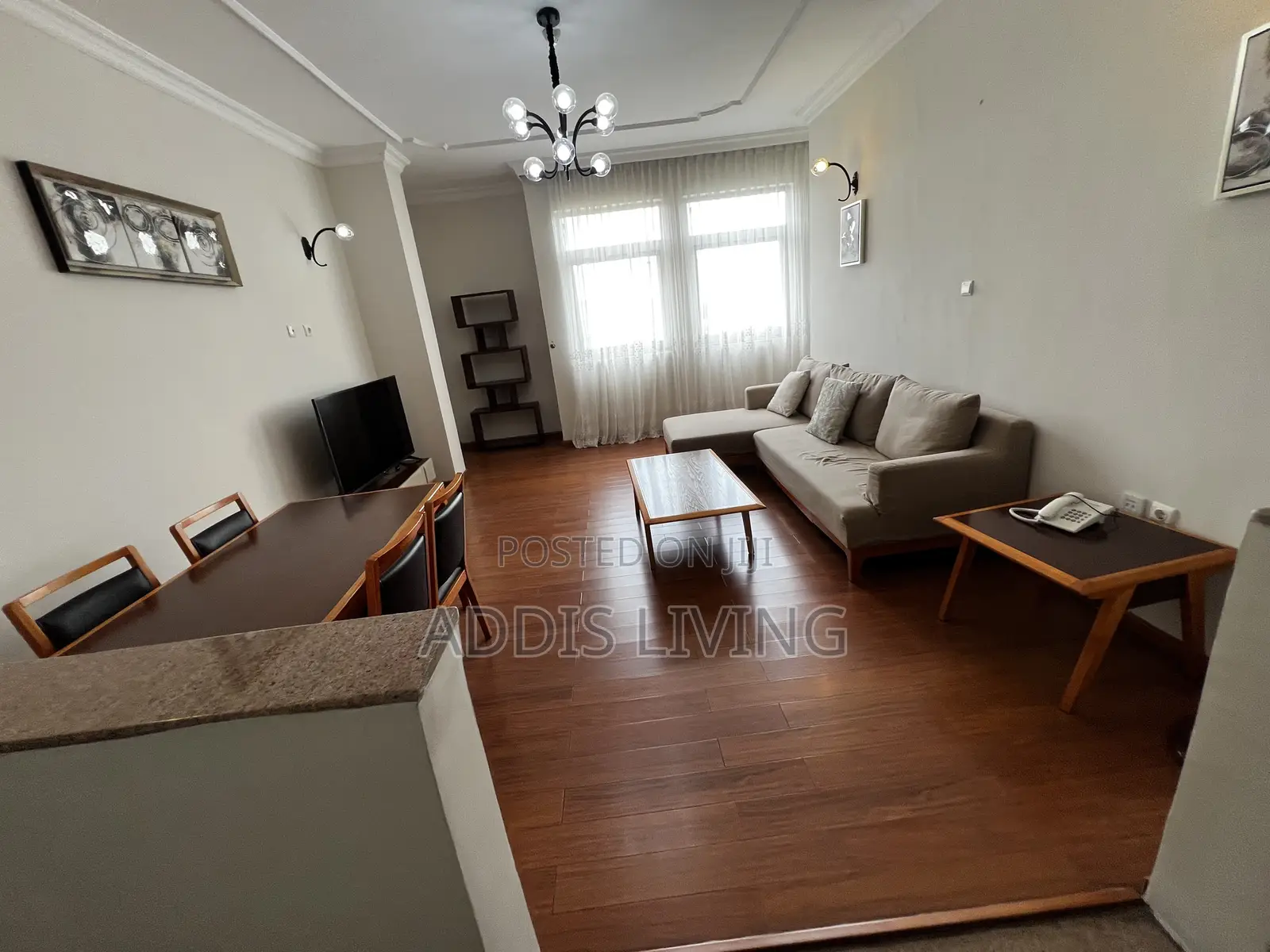 Furnished 2bdrm Apartment in Bole for rent